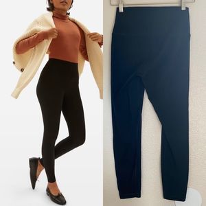EVERLANE Perform Ankle Full length black leggings yoga pants tights -S